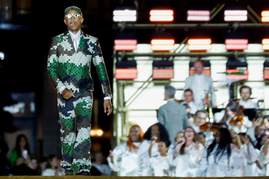 Pharrell Williams Paris Fashion Week Louis Vuitton