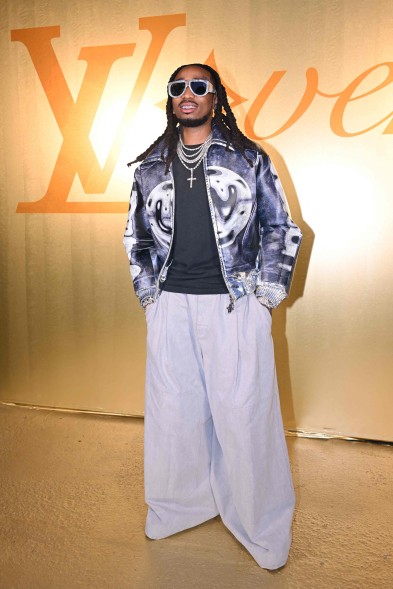 Quavo Paris Fashion Week Louis Vuitton