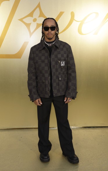 Lewis Hamilton Paris Fashion Week Louis Vuitton