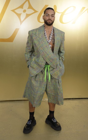 Maluma Paris Fashion Week Louis Vuitton