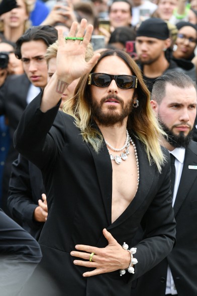 Jared Leto in Paris. 