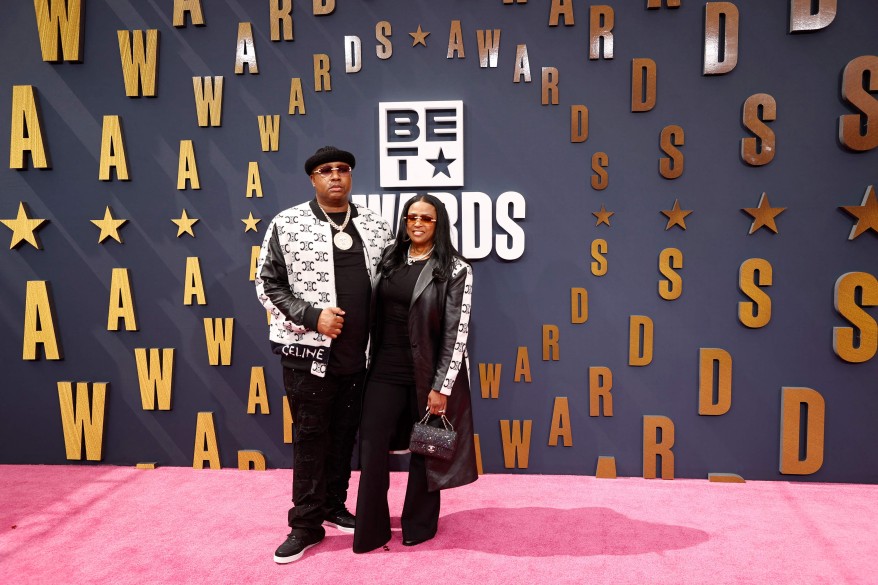 E-40 and Tracy Stevens 2023 BET Awards